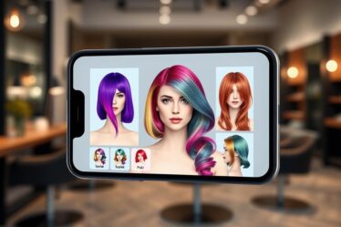 App para simulação de cabelo