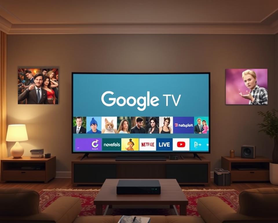 Imagem do app Google TV