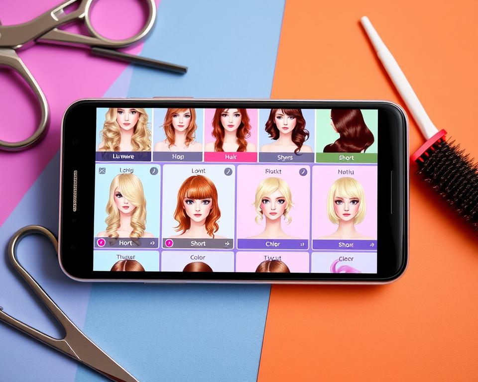 apps para simular cabelos