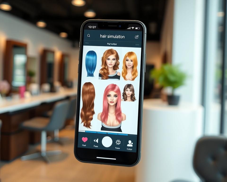 apps para simular cabelos