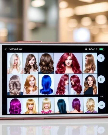 app de simular cabelo