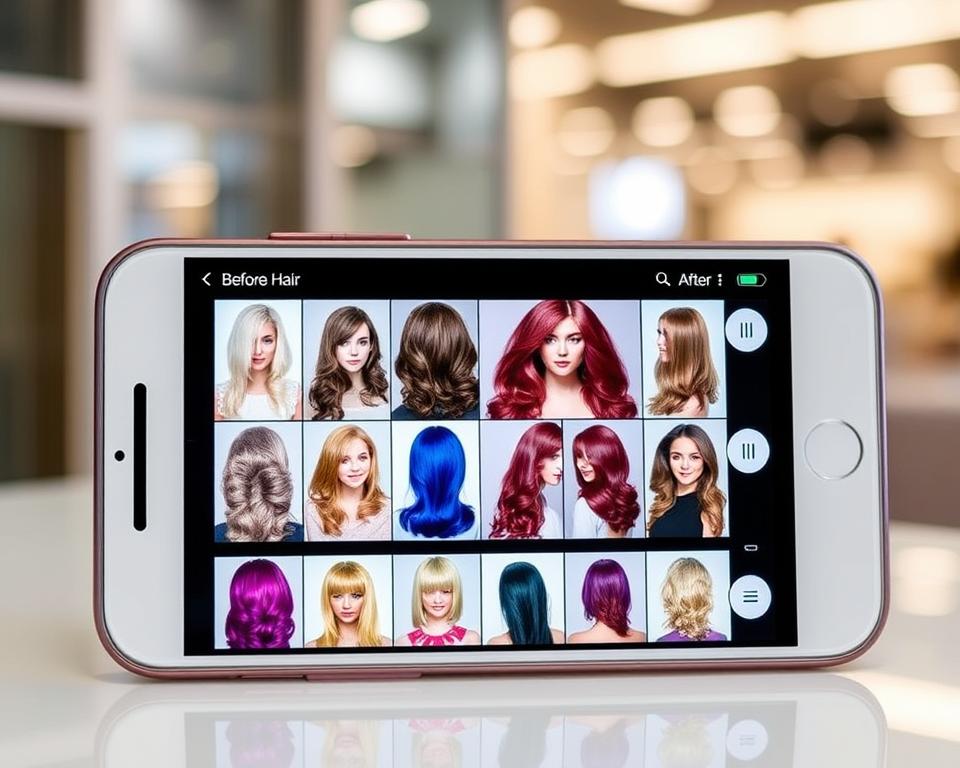 app de simular cabelo