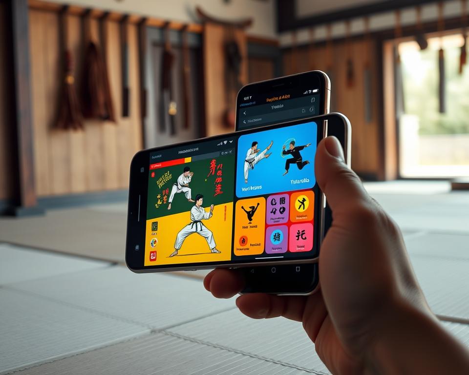 app para aprender artes marciais