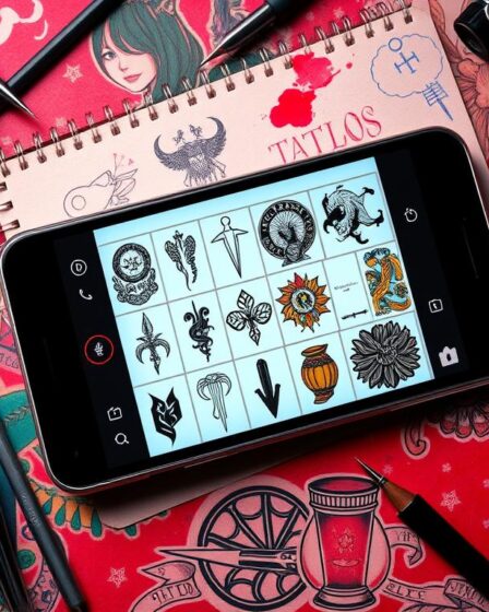 App simulador de tatuagem