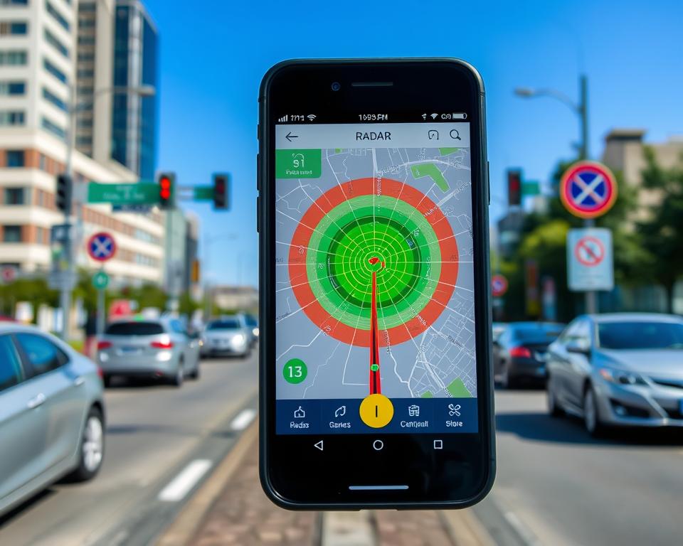 app identificador de radar de trânsito