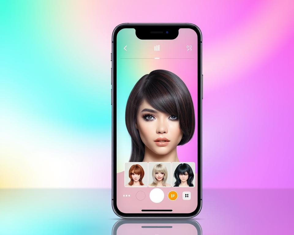 app para simular cabelo