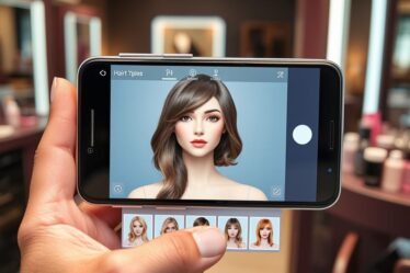 app para simular cabelo