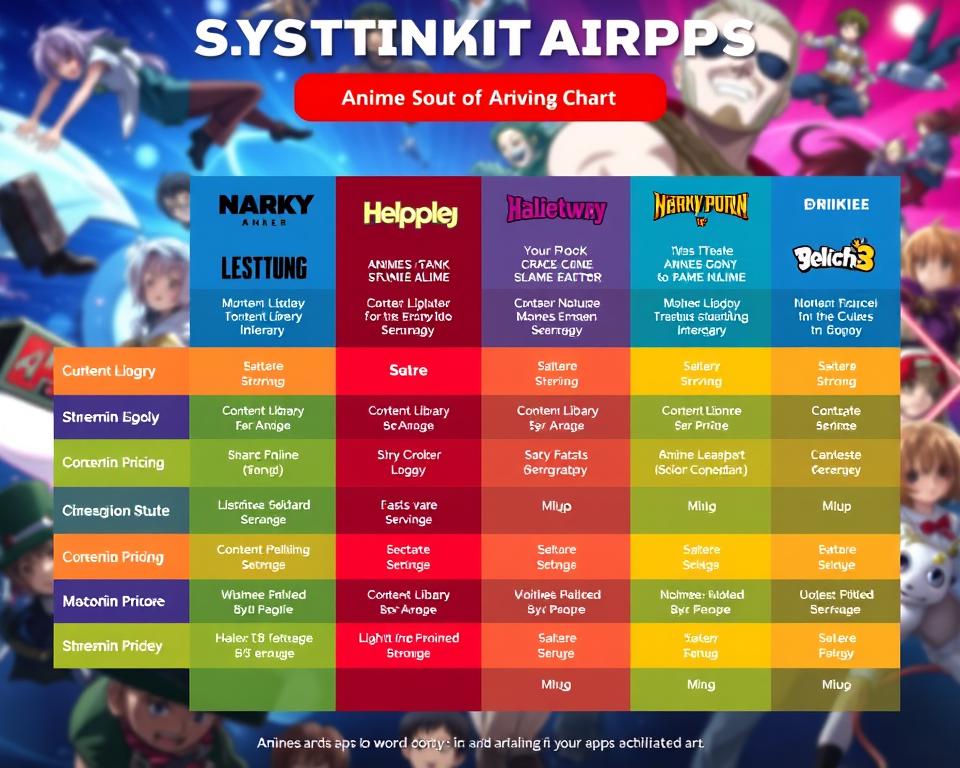 Comparativo de apps para assistir animes