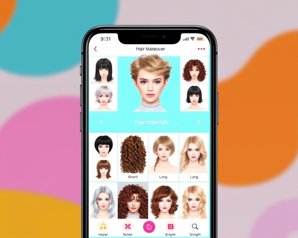 app de mudar cabelo
