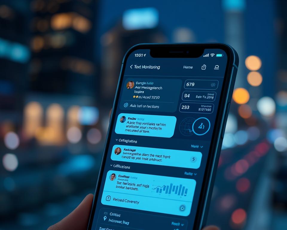 software de monitoramento de mensagens de texto