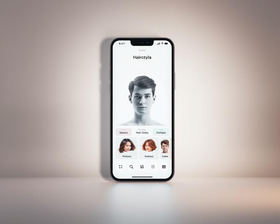app para simular cortes de cabelo