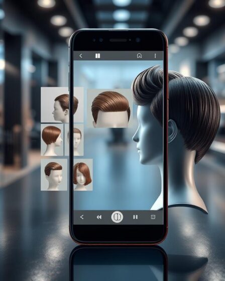 app para simular cortes e cores de cabelo
