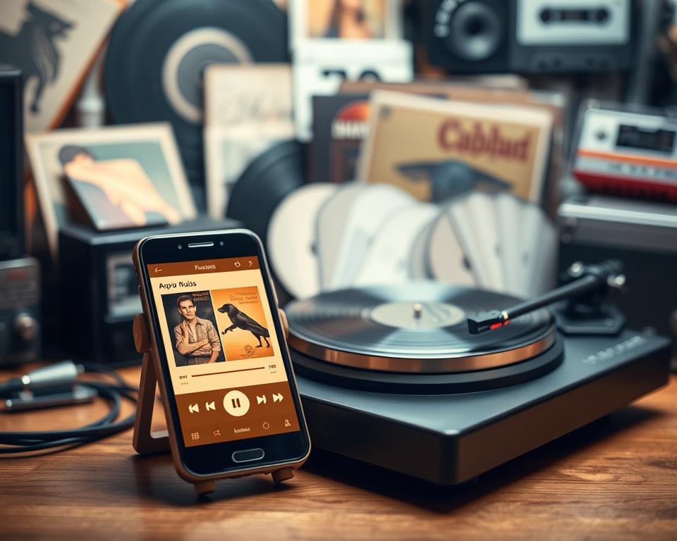 aplicativo de música retrô