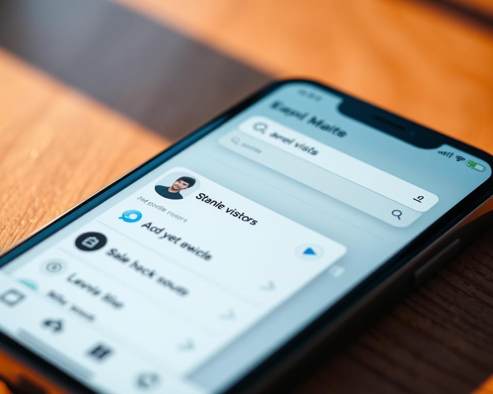 Aplicativo para ver visita perfil