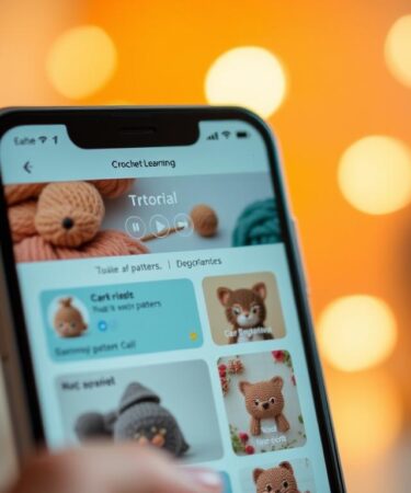 App para aprender crochê