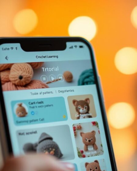 App para aprender crochê