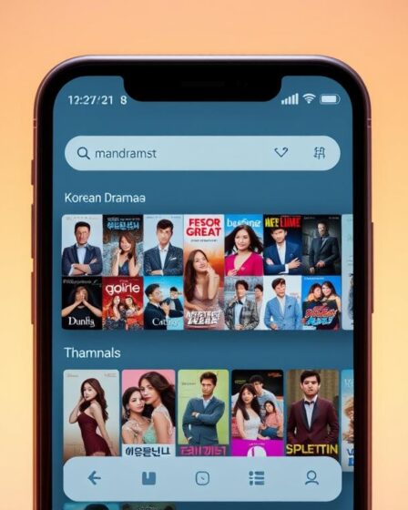 Aplicativo para assistir novelas coreanas
