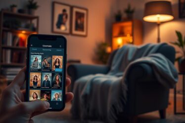 Aplicativo para filmes de romances