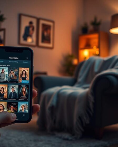 Aplicativo para filmes de romances