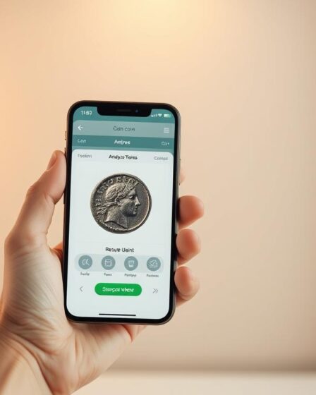 Aplicativo para identificar moedas antigas
