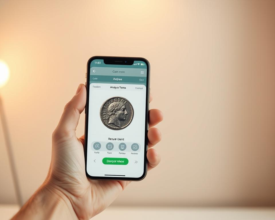 Aplicativo para identificar moedas antigas
