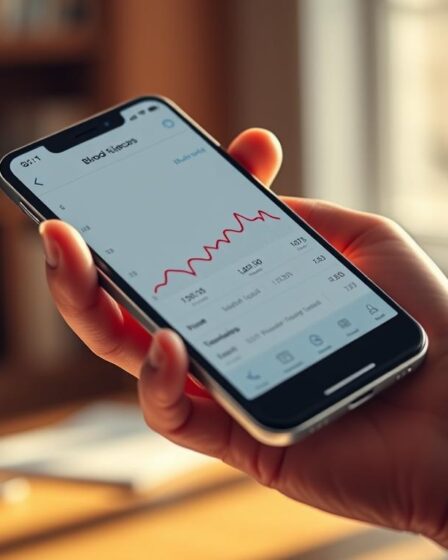 app para monitorar glicose