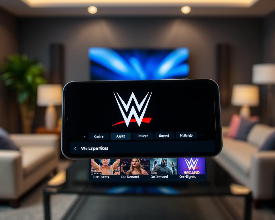 instalação de aplicativo WWE
