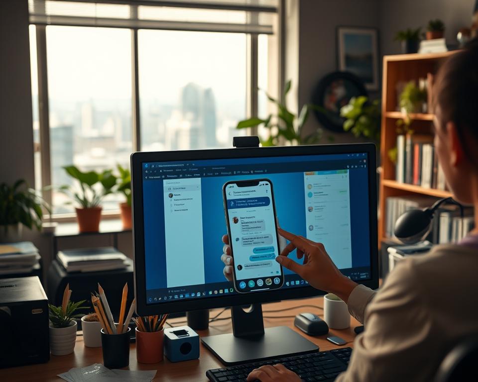 monitoramento de mensagens