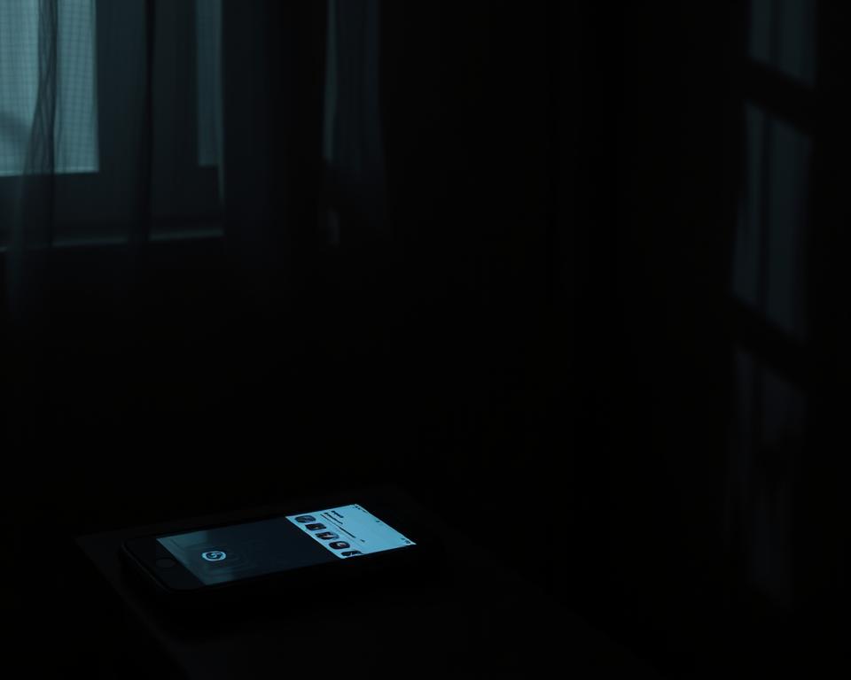 A dimly lit room, shadows creeping across the walls. On a desk, a smartphone glows with the Instagram app open, revealing a list of profile visitors. Caution seeps through the air as the user contemplates the potential risks of using such an application - the loss of privacy, the temptation to obsess over metrics, the impact on mental health. The scene conveys a sense of unease, a cautionary tale about the perils of unchecked digital surveillance and the importance of maintaining boundaries in the social media landscape. A dimly lit room, shadows creeping across the walls. On a desk, a smartphone glows with the Instagram app open, revealing a list of profile visitors. Caution seeps through the air as the user contemplates the potential risks of using such an application - the loss of privacy, the temptation to obsess over metrics, the impact on mental health. The scene conveys a sense of unease, a cautionary tale about the perils of unchecked digital surveillance and the importance of maintaining boundaries in the social media landscape.