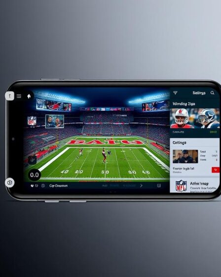 Aplicativo para assistir NFL