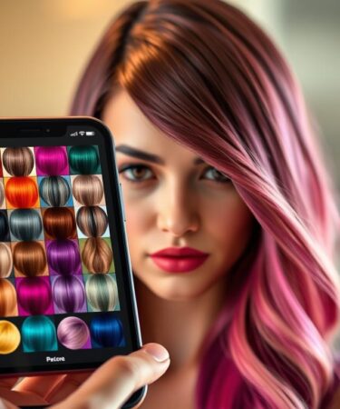 Aplicativo para mudar cor do cabelo