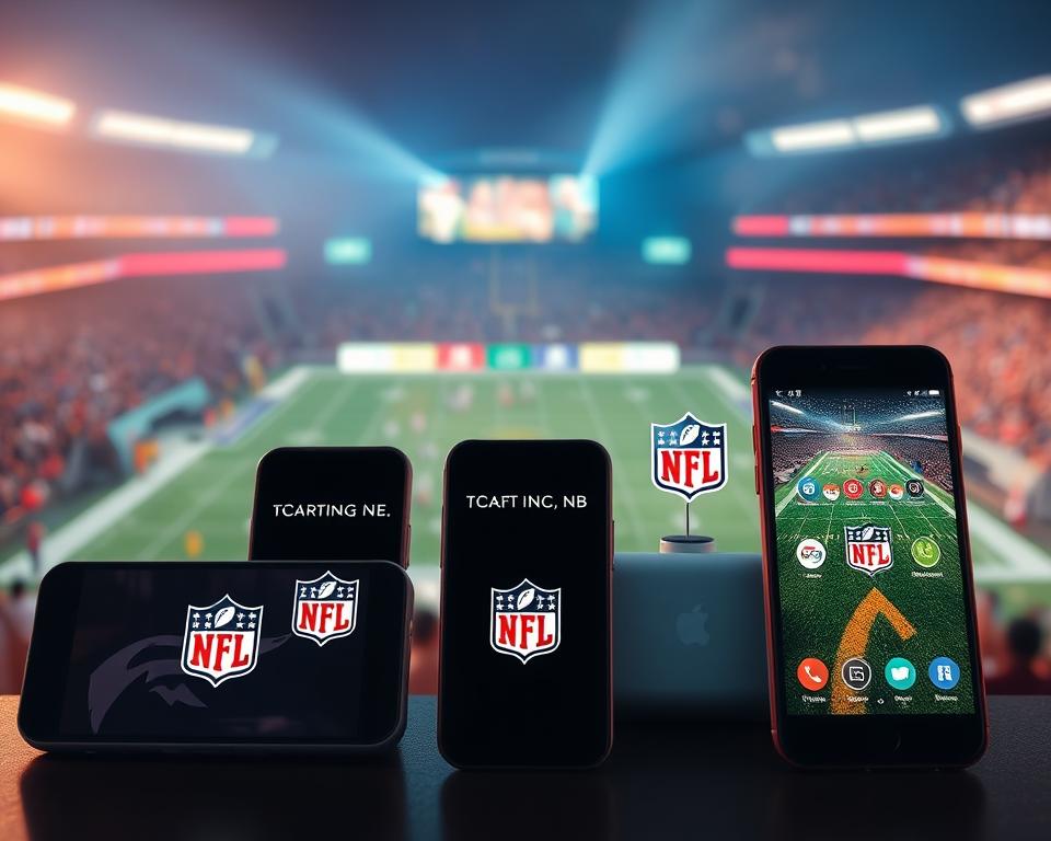 Aplicativos de streaming da NFL