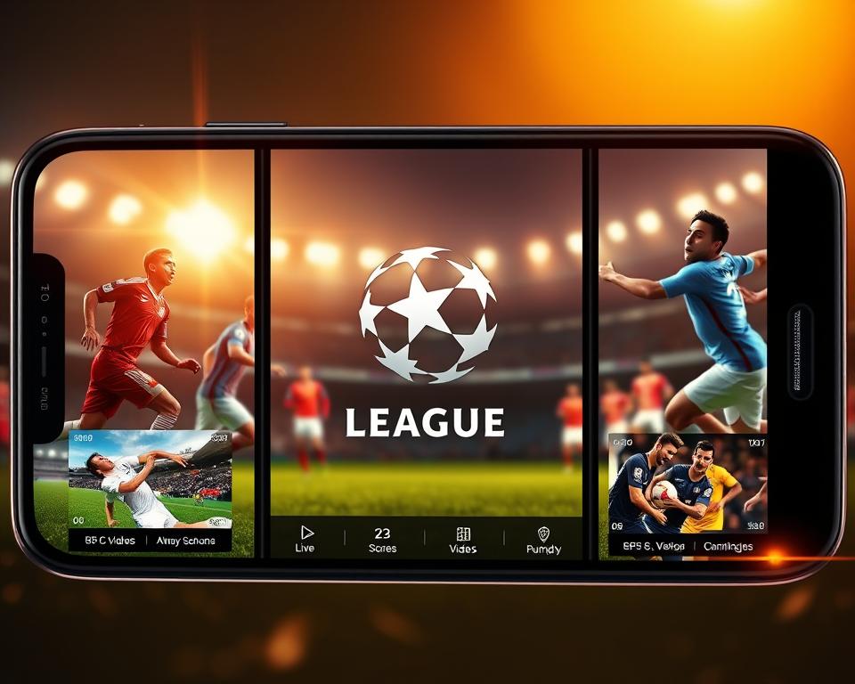 app para assistir jogos da Champions League