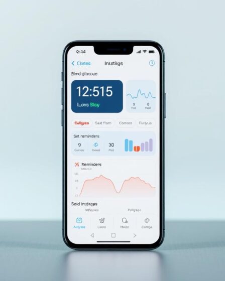 app para monitorar glicose sanguinea
