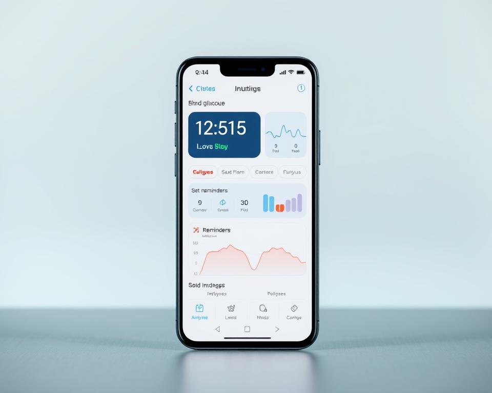 app para monitorar glicose sanguinea