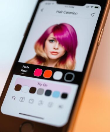 app para mudar cor de cabelo
