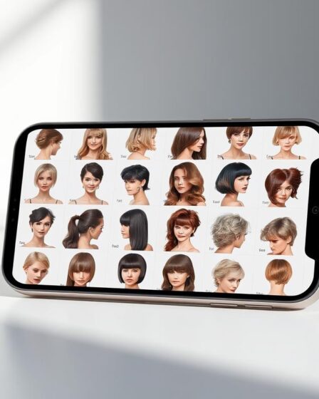 app para simular cortes de cabelo
