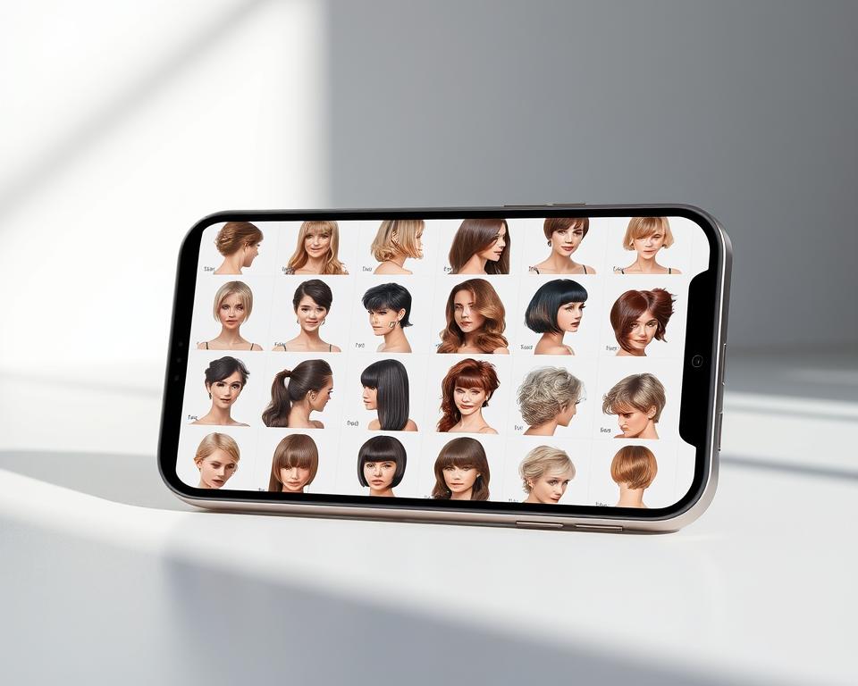 app para simular cortes de cabelo