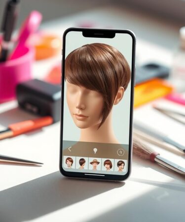app para simular novos estilos de cabelo