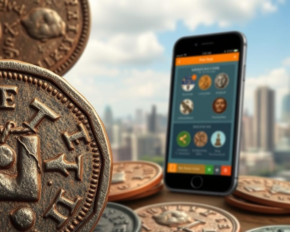 Aplicativo para identificar moedas antigas