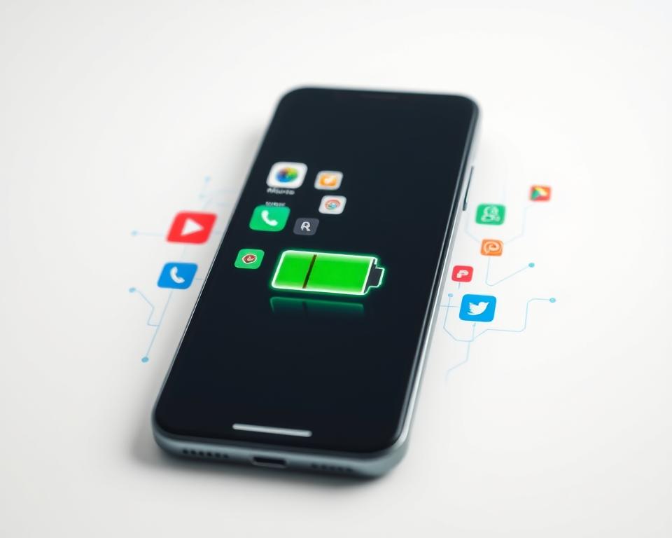 Consumo de bateria de smartphone Consumo de bateria de smartphone