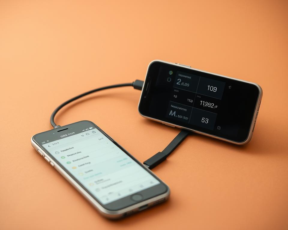 Scanner OBD2 conectado a smartphone Scanner OBD2 conectado a smartphone