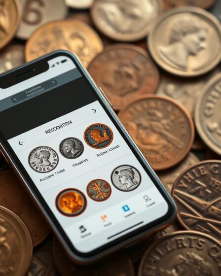 app para identificar moedas raras/antigas