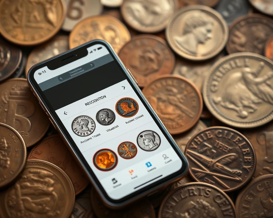 app para identificar moedas raras/antigas