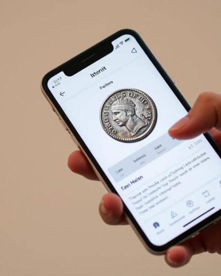 app para identificar moedas raras/antigas