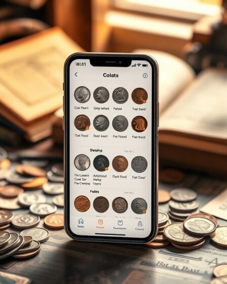 app para identificar moedas raras/antigas