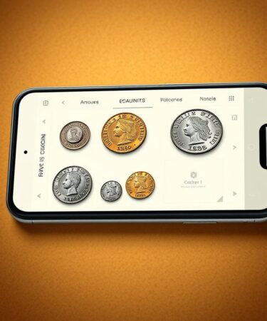 app para identificar moedas raras/antigas