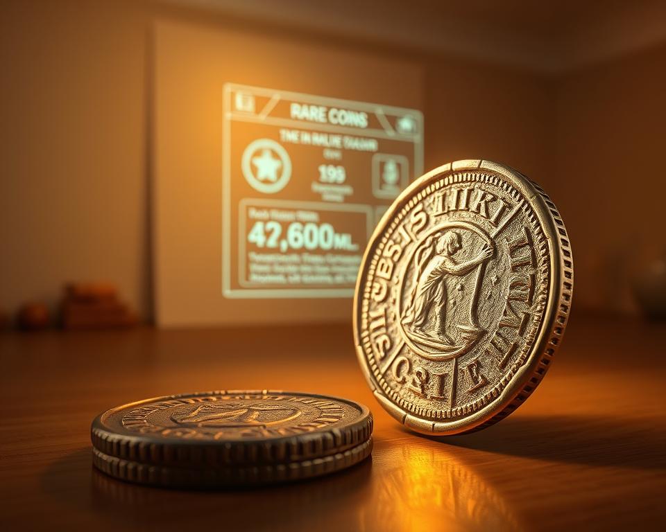 identificação digital moedas raras