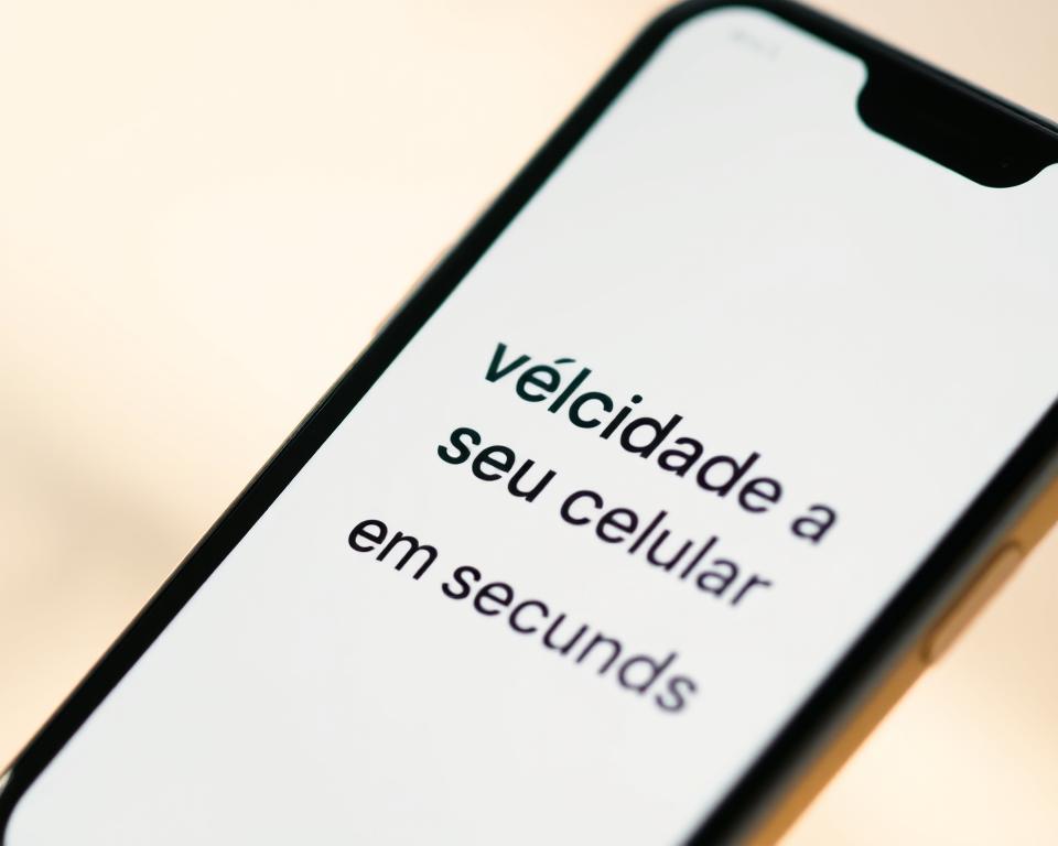 Otimize a velocidade do seu celular em segundos Otimize a velocidade do seu celular em segundos