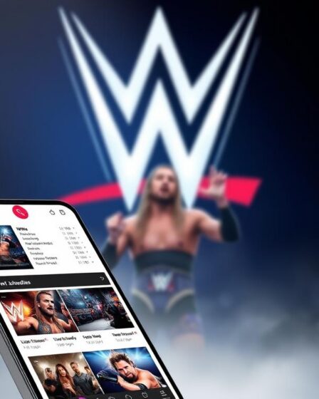 app para assistir WWE